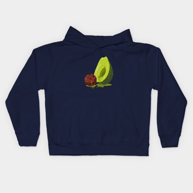 Avocaaaaaado!!! Kids Hoodie by bigbadrobot